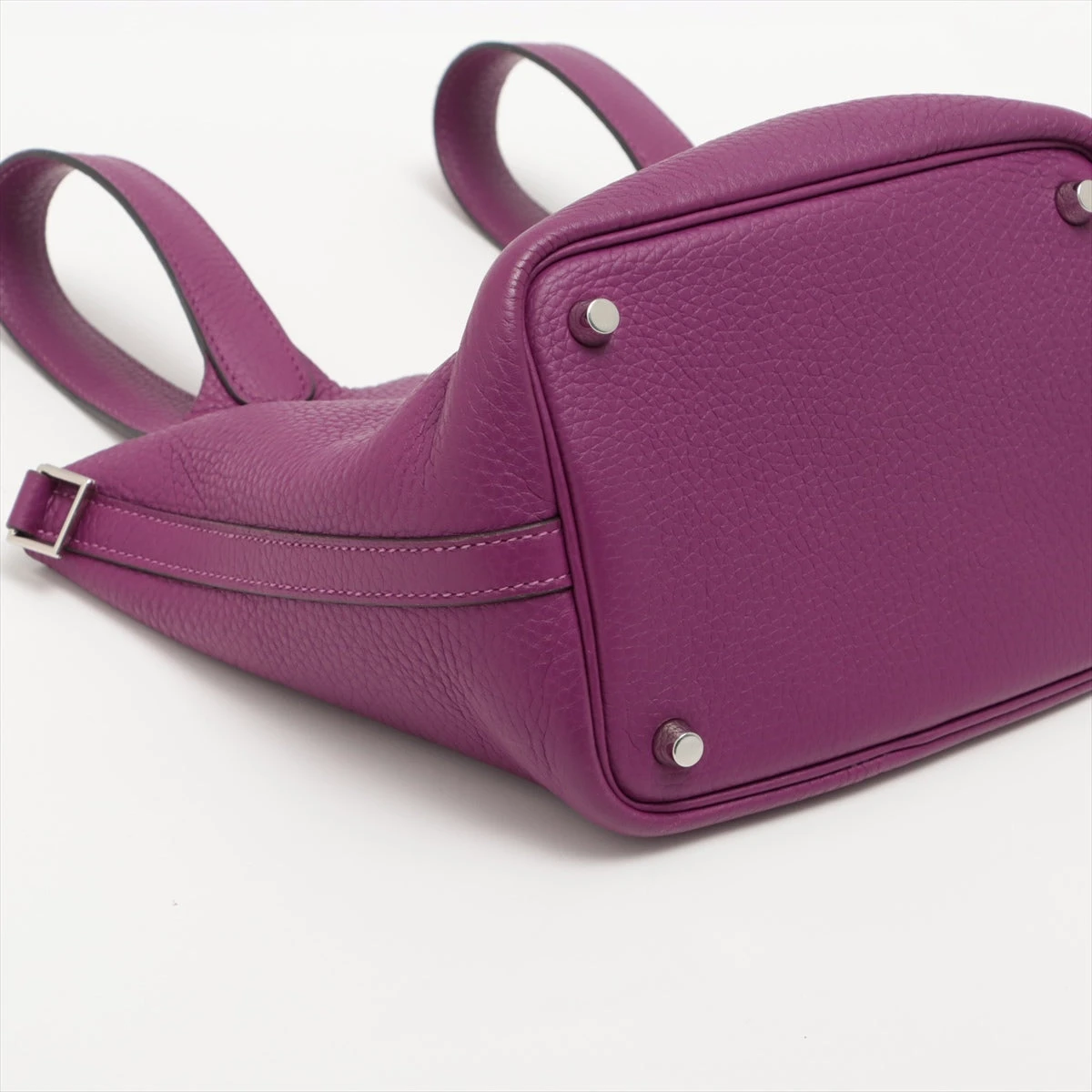 VINTAGE エルメス ピコタンロックPMサイズ アネモネ/S金具 新品)HERMES エルメス ピコタン ロックPM トリヨンモーリス