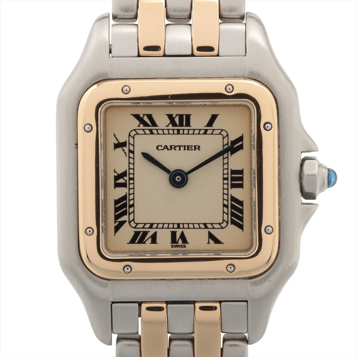 美品 Cartier(カルティエ) パンテール W25029B6 YG/SS QZ イエローゴールド 18金 Au750 コンビ クオーツ レディース シンプル 美品 Cartier(カルティエ) パンテール W25029B6 YG/SS QZ イエロー