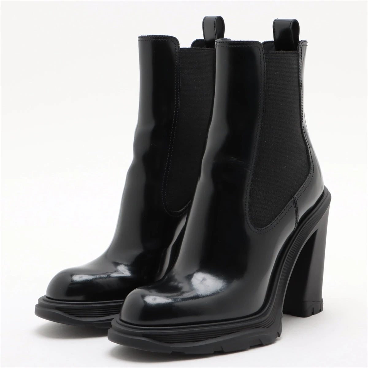 マックイーンページ アレキサンダーマックイーン レザー サイドゴアブーツ 36 レディース