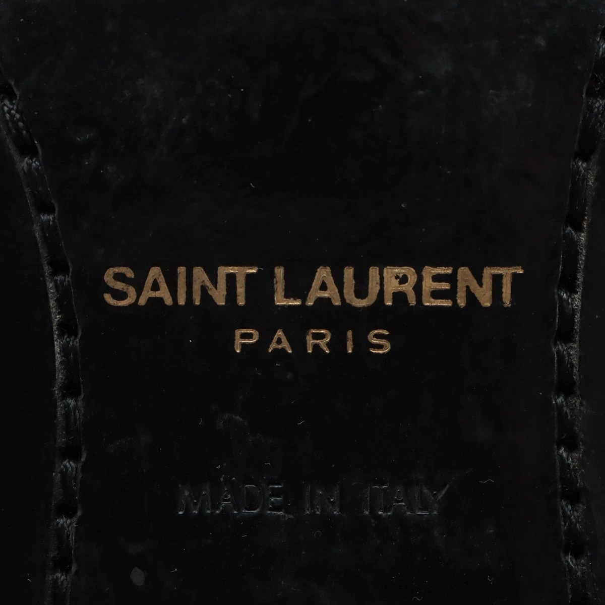 サンローランパリ レザー サイドゴアブーツ 41 メンズ ブラック 634194