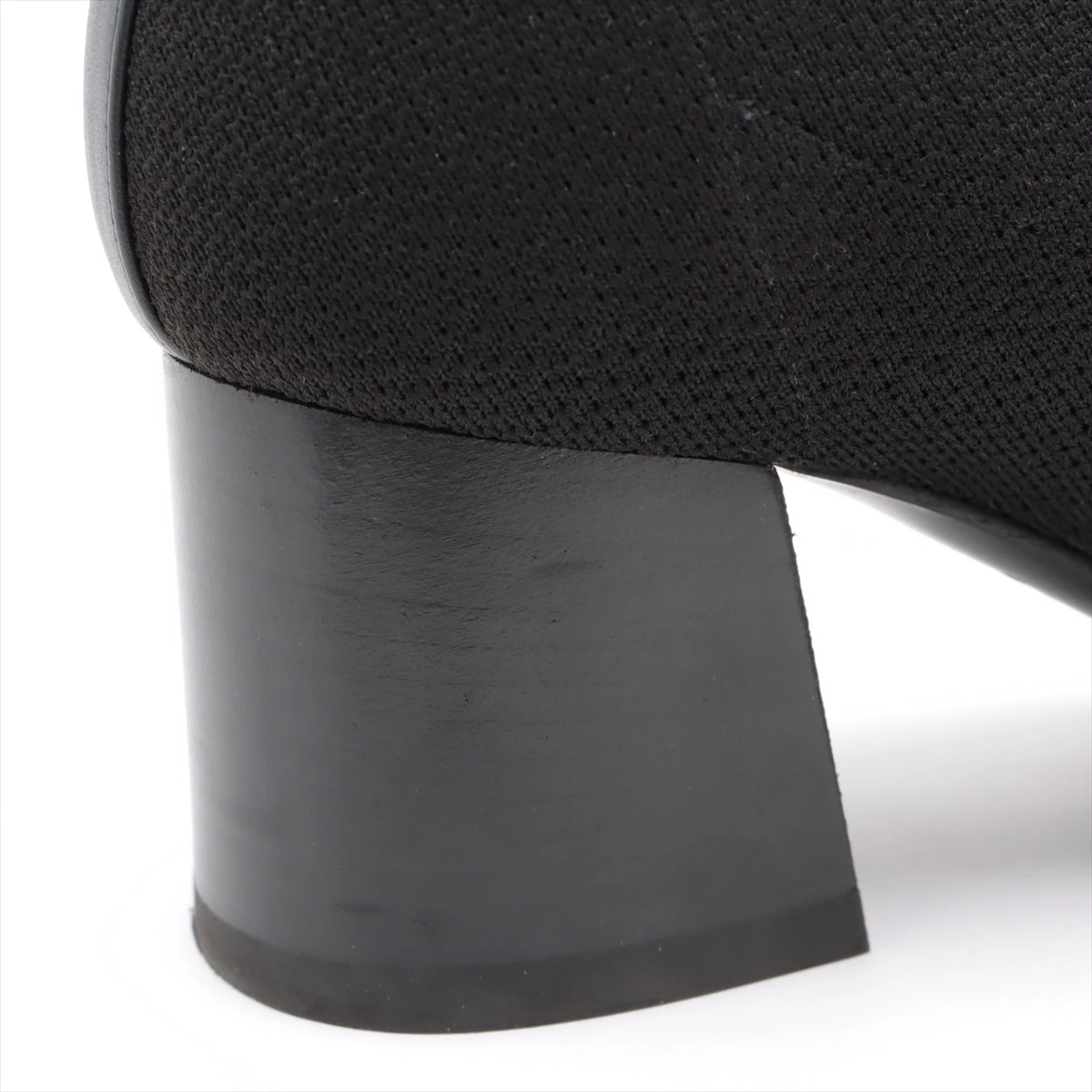 エルメス ヴォルヴェール ニット×レザー ブーツ 37 1/2 レディース