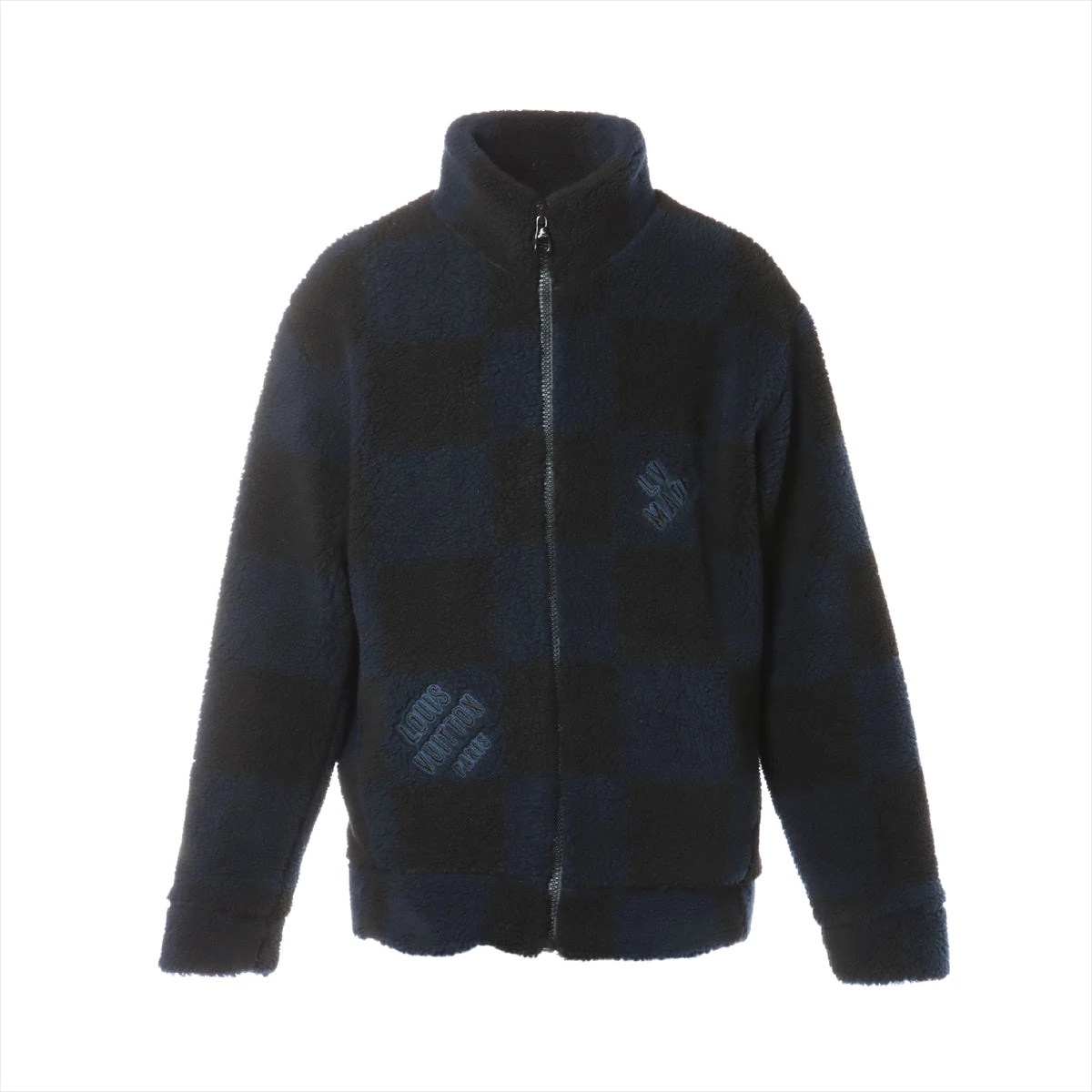 ヴィトン NIGO nigoアウター　フリース　ジャケット Louis Vuitton x Nigo Zippered Knitted Jacket Light Gray