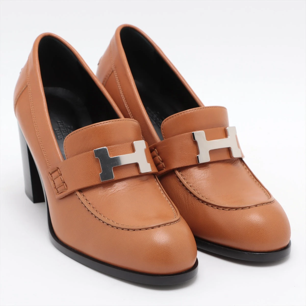 専用 美品✨ HERMES エルメス パンプス イタリア製 レザー エルメス コンスタンス レザー パンプス 37 レディース ブラウン