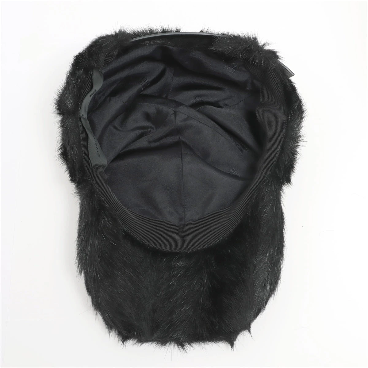 ジバンシィ キャップ フェイクファー ブラック 品質タグなし DP015214