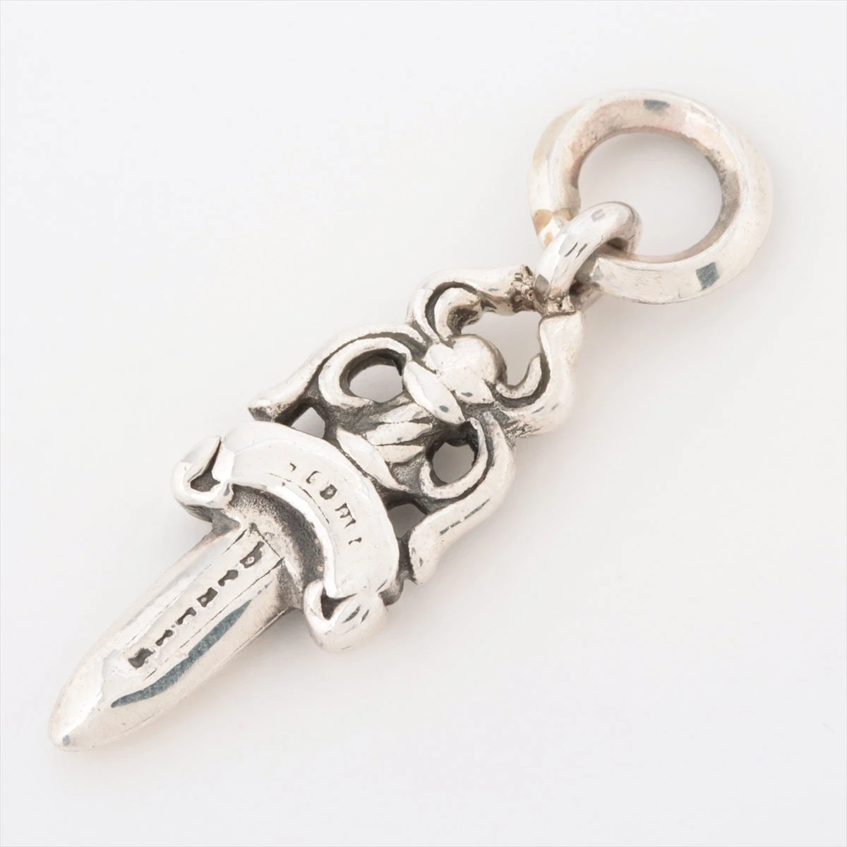 クロムハーツ #5ダガー ペンダントトップ 925 5.1g パヴェ