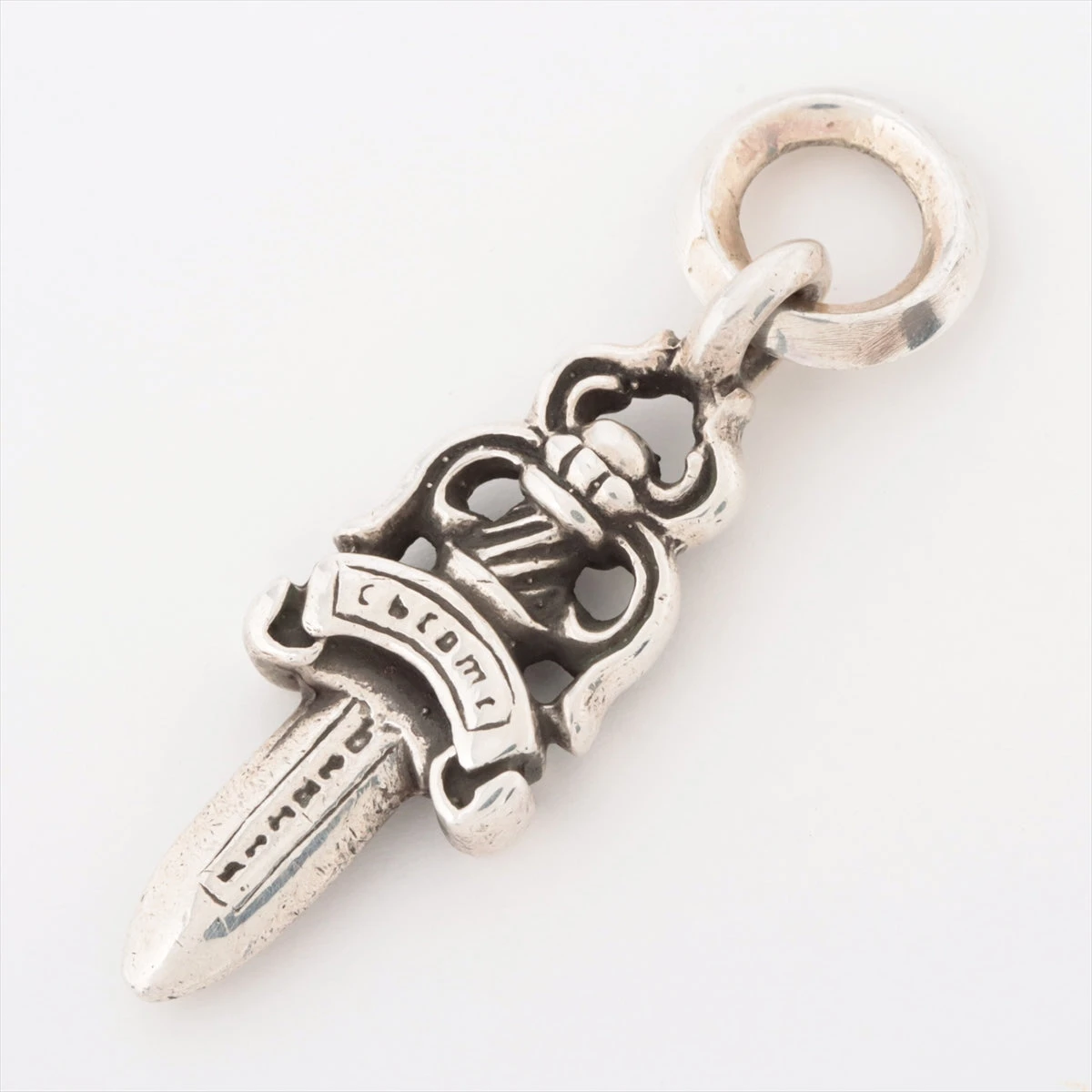 【CHROME HEARTS】シルバーダガー　ジップ　ペンダントトップ CHROME HEARTS】シルバーダガージップペンダントトップ