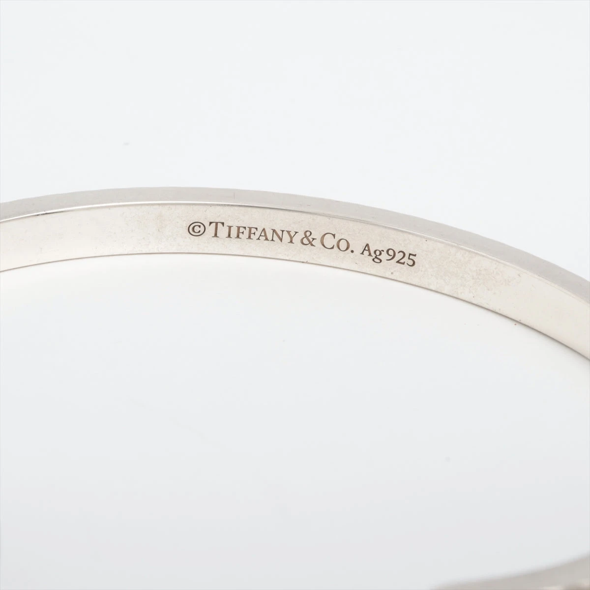 TIFFANY＆Co. バングル ダイアモンド ポイント SV925 シルバー TIFFANY＆Co. バングル ダイアモンド ポイント SV925 シルバー