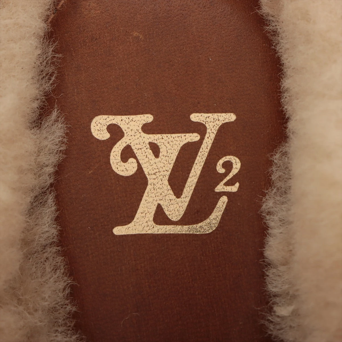 Louis Vuitton ブラウンファーミュール 中古・古着通販】LOUIS VUITTON (ルイ ヴィトン) ファーサンダル