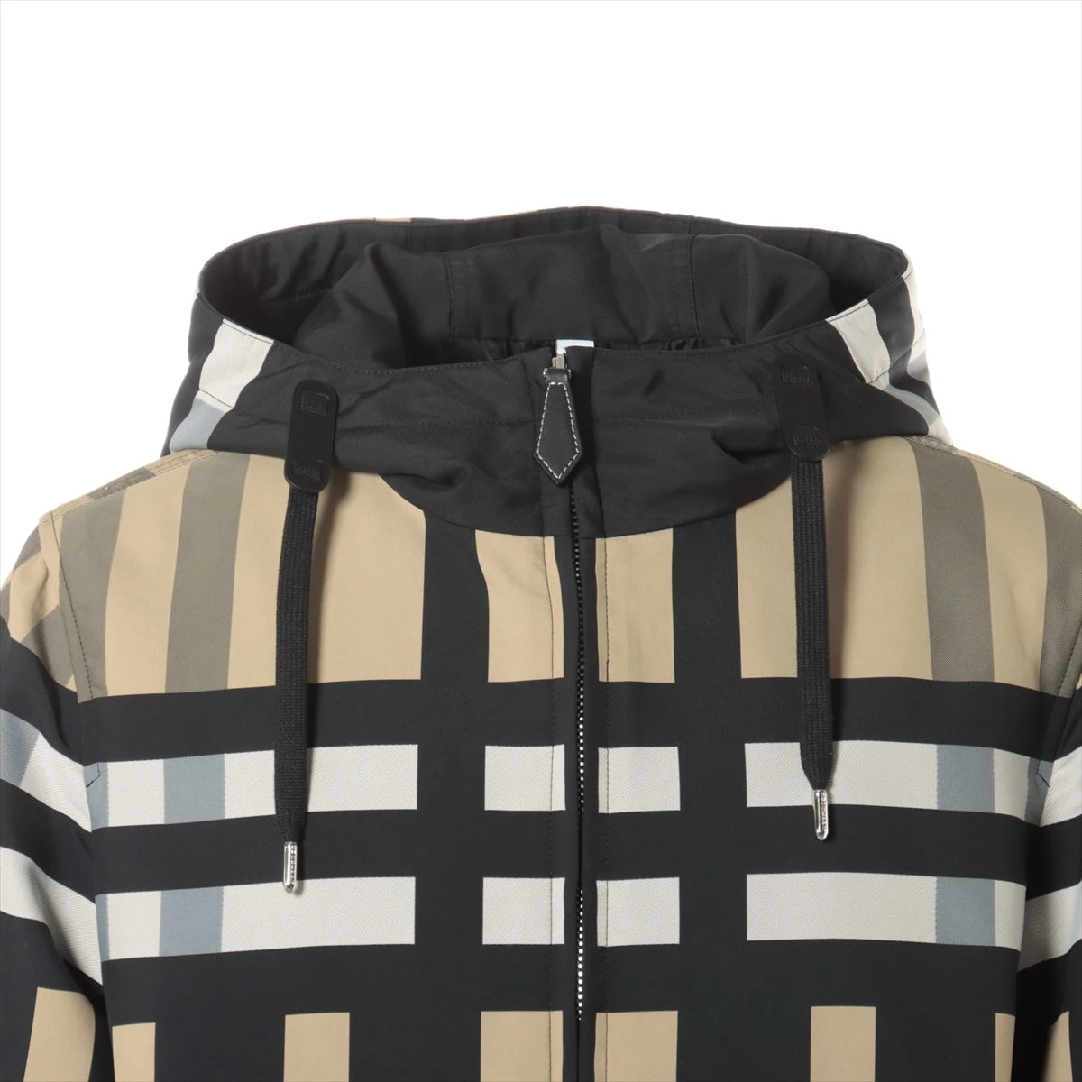BURBERRY チェック ナイロンジャケット L ティッシ チェック ナイロン