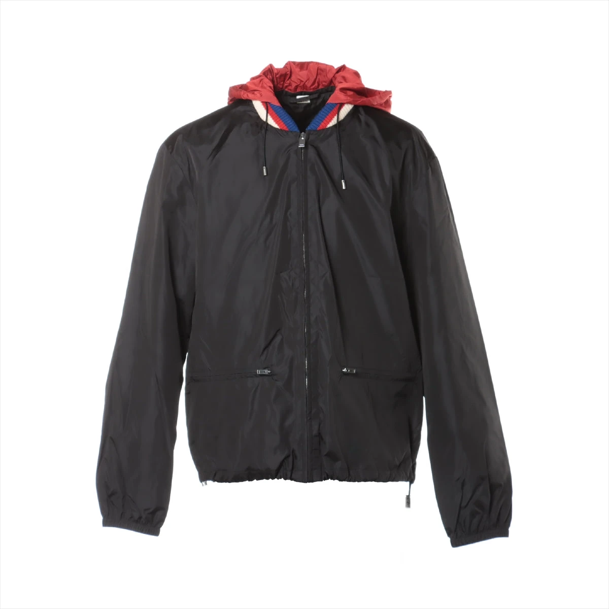 グッチ 18SS ナイロン ジャケット 52 メンズ ブラック 473302 