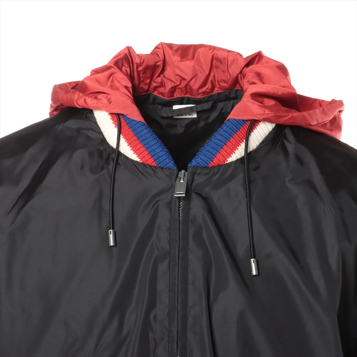 グッチ 18SS ナイロン ジャケット 52 メンズ ブラック 473302