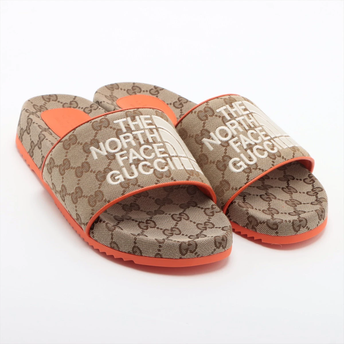 グッチ×ノースフェイス GGキャンバス キャンバス×レザー