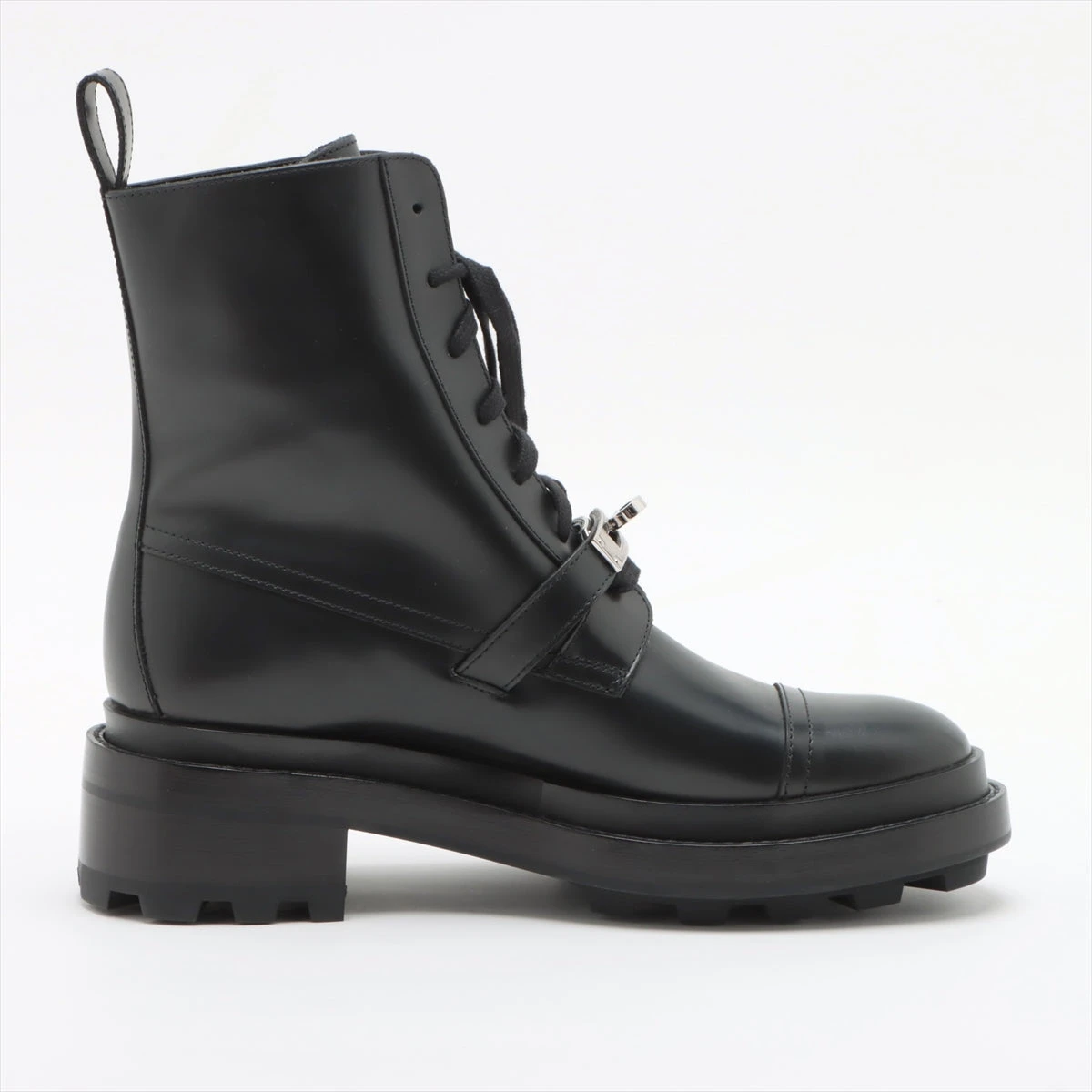 HERMES ショートブーツ ブラック 37 レザー aq11643 HERMES ショートブーツ ブラック 37 レザー aq11643 - メルカリ