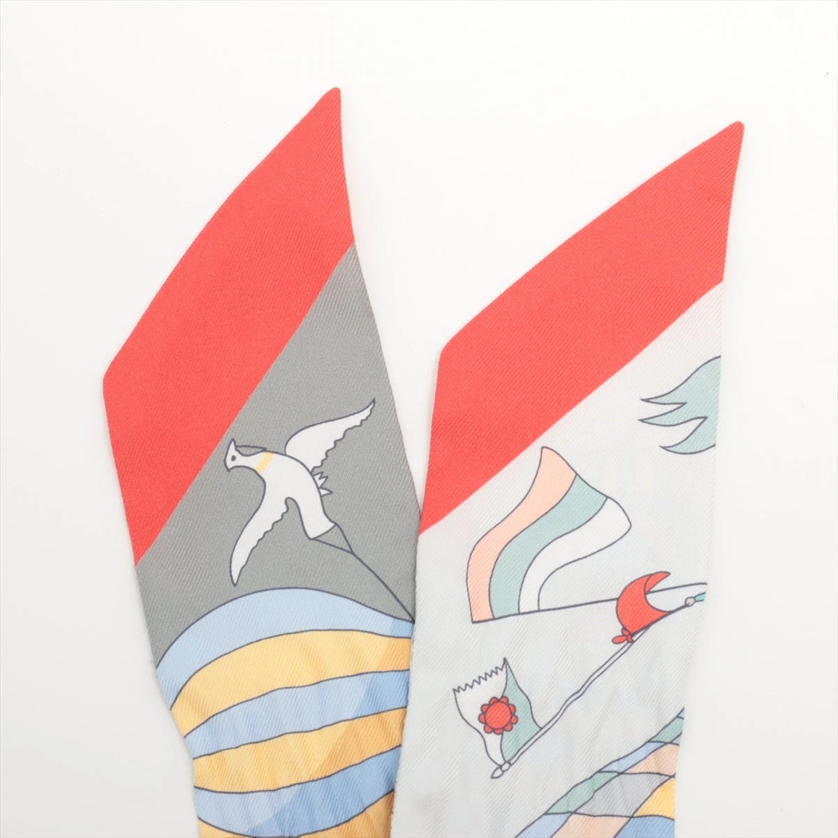 HERMES ツイリーLes Folies Du Ciel エルメス ツイリー LES FOLIES DU CIEL 大空の狂気 スカーフ