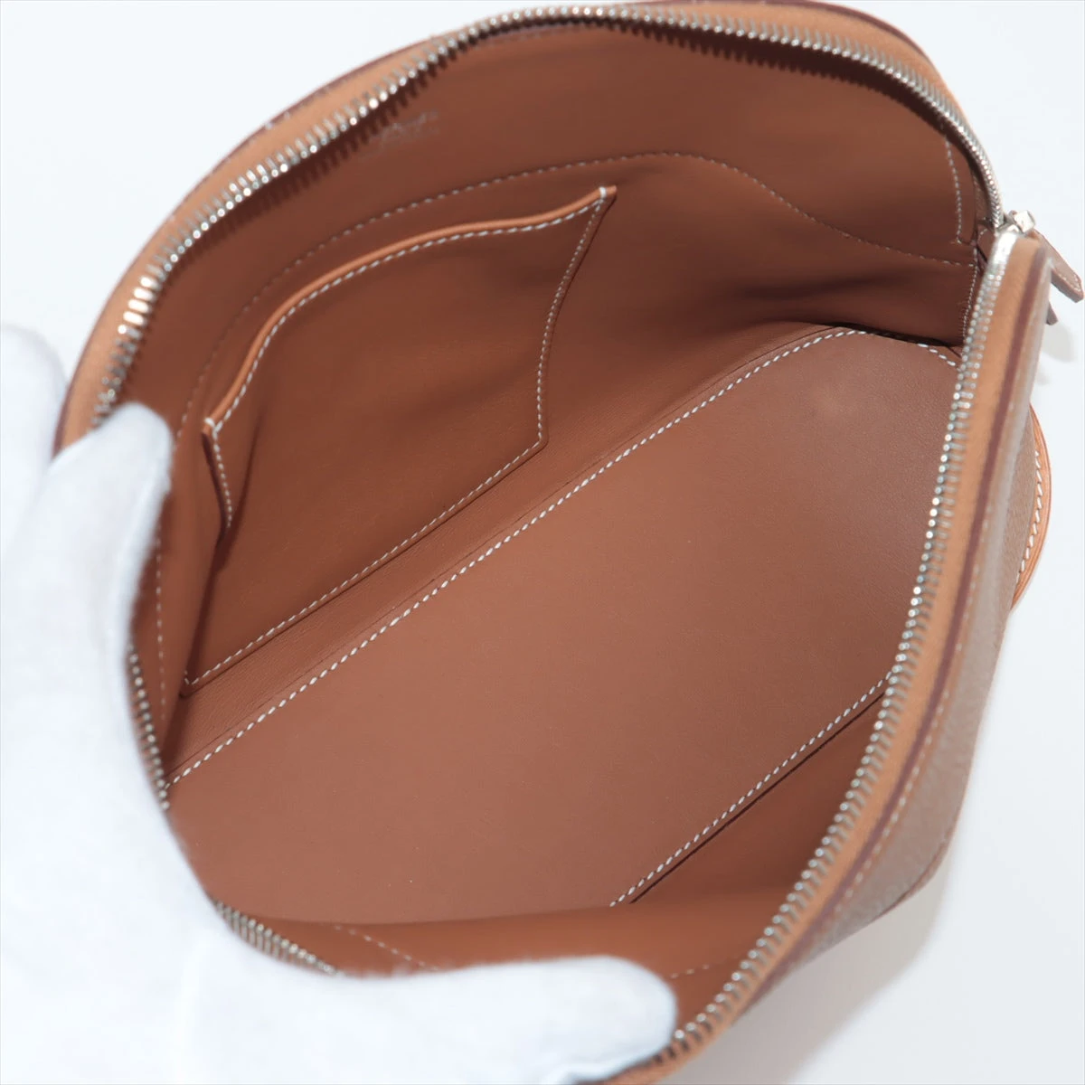 エルメス ボリード スケート 31 デッサン2 トゴ ゴールド シルバー金具 