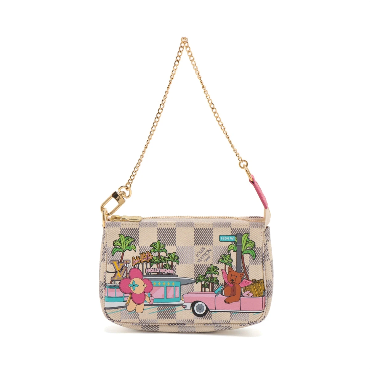 ヴィトン ダミエアズール ミニ・ポシェット・アクセソワール N60487