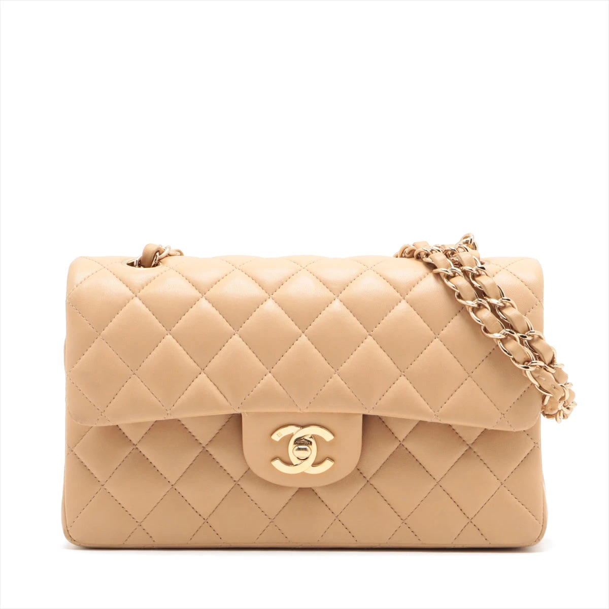 【希少】 シャネル ショルダーバッグ ラムスキン ボール付 チェーン 8番台 シャネル CHANEL 8番台 ラムスキン チェーン アイコンモチーフ