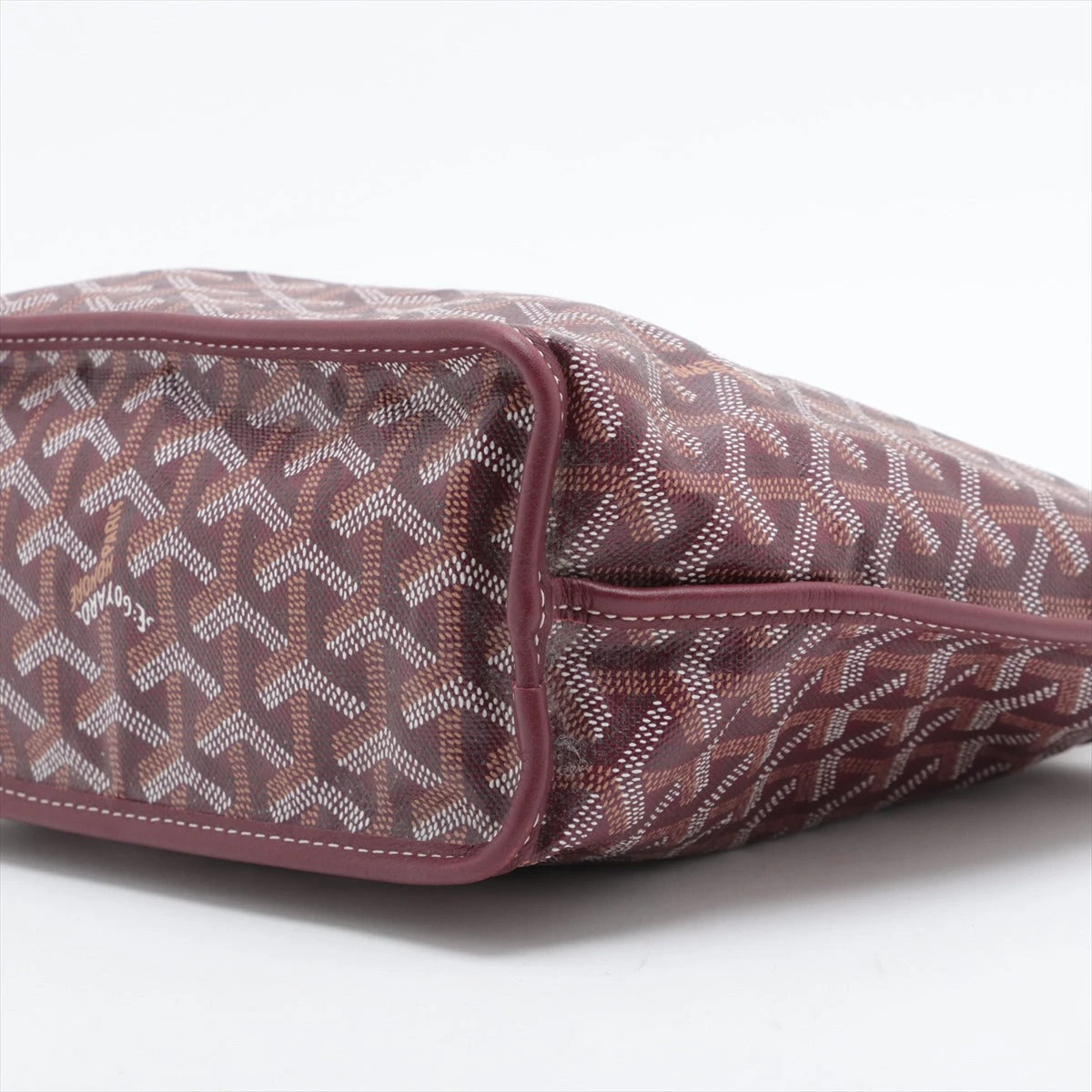 ゴヤール　サンルイジュニア ゴヤール サンルイジュニア PVC×レザー ハンドバッグ ブラック