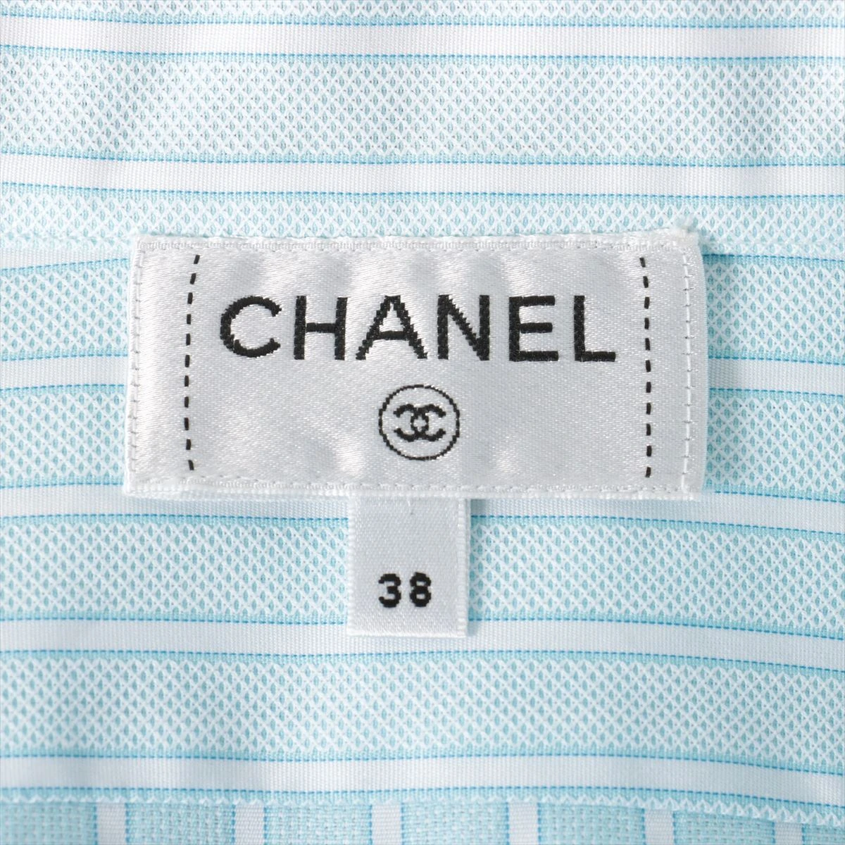 人気モデル✨CHANEL ココボタン　シルクシャツ 中古・古着通販】CHANEL (シャネル) 金ボタンシルクシャツ