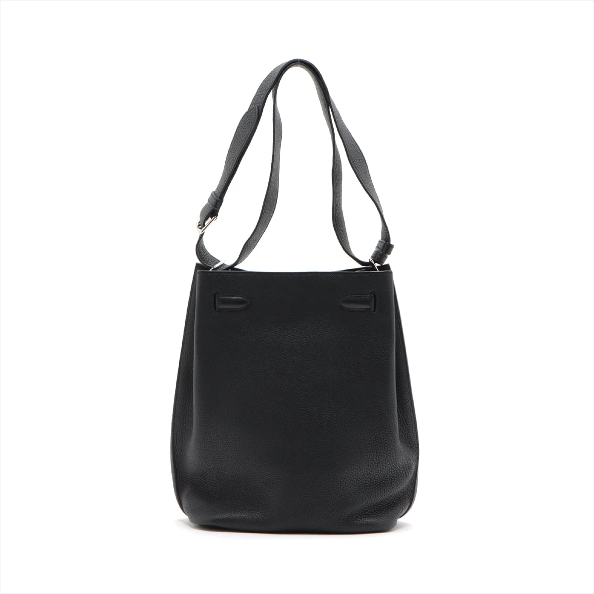 エルメス ソーケリー22 トゴ ブラック シルバー金具 □L:2008年 