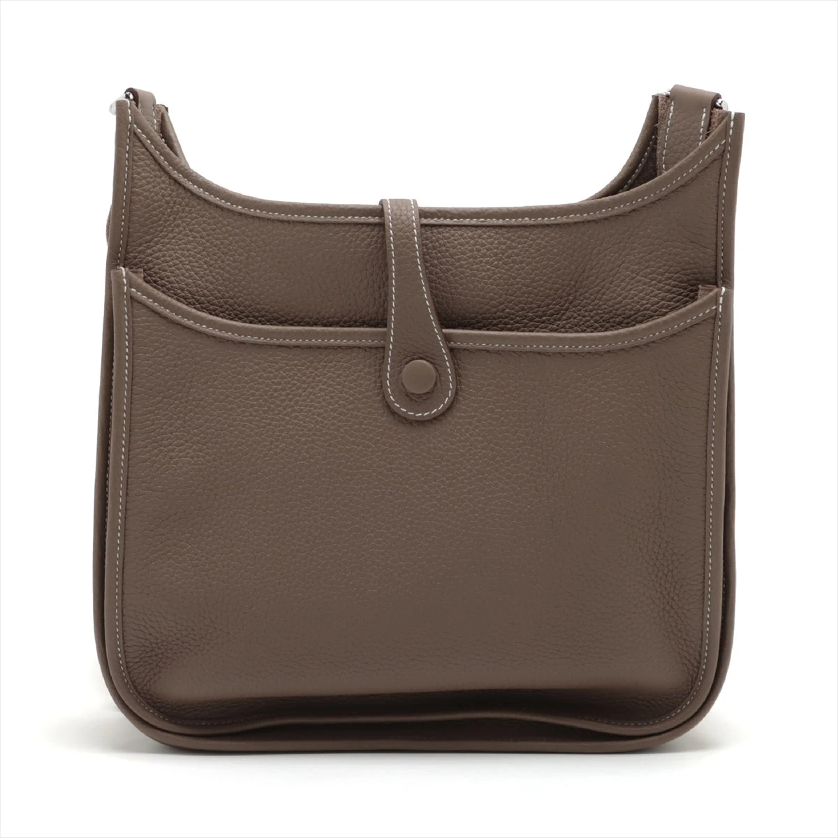 エルメス エブリン3PM トリヨンクレマンス エトゥープ シルバー金具 B  