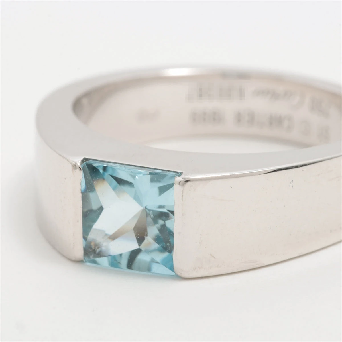 カルティエ タンク アクアマリン 51号説明必読願います 楽天市場】CARTIER カルティエ タンクリング アクアマリン