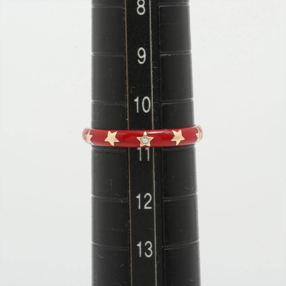 スタージュエリー ダイヤ リング K10(YG) 1.2g 0.004 エナメル 小キズ