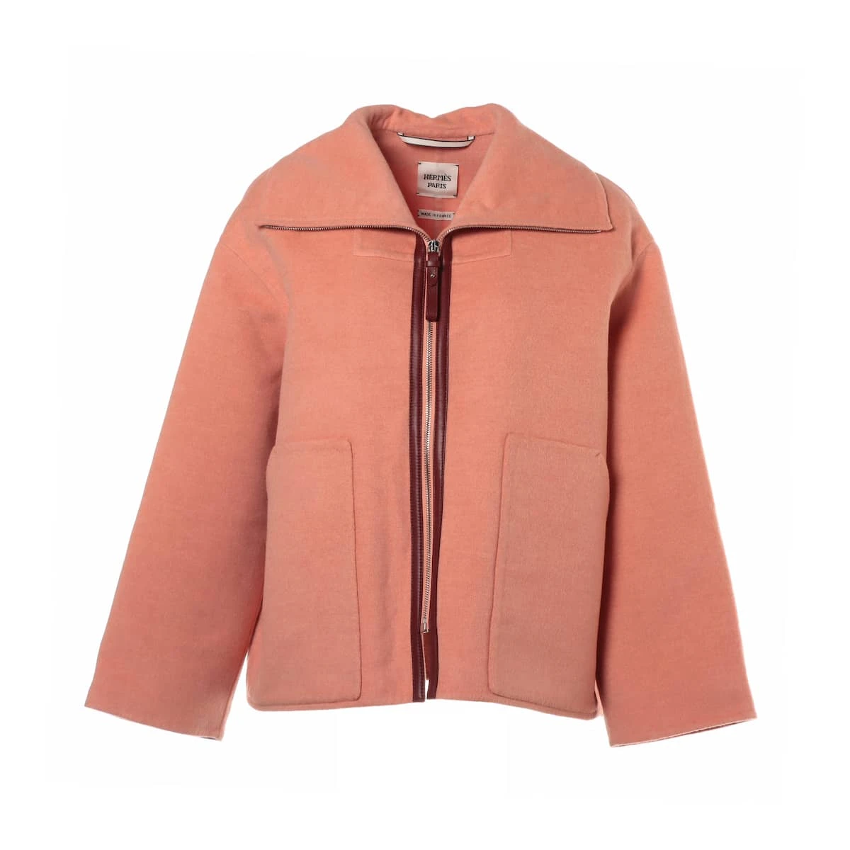 美品　HERMES エルメス　レザー　リネン　ジャケット　肉巻きボタン　ブルゾン 楽天市場】HERMES エルメス フランス製 AGNEAU LAMBSKIN ANINO