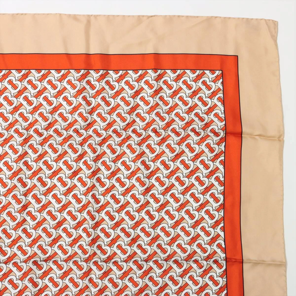 バーバリー スカーフ シルク オレンジ A2168950｜中古ブランド品