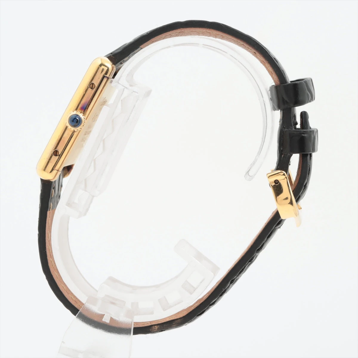 カルティエ マストタンク ヴェルメイユLM 925×社外革 手巻き