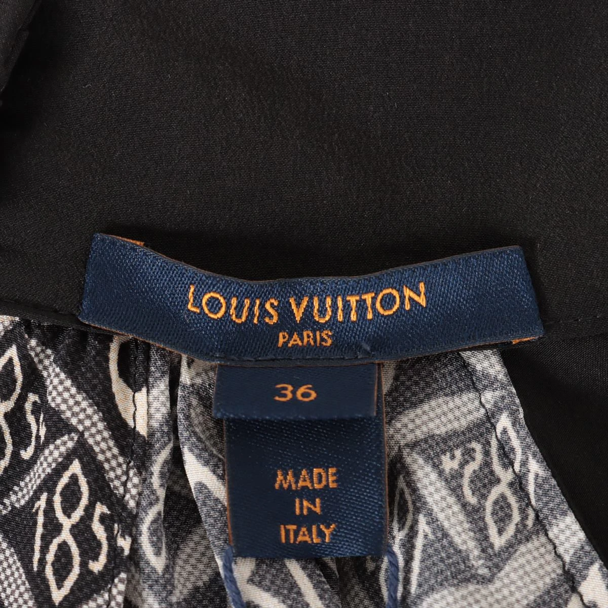 美品 LOUIS VUITTON 21ss ワンピース 36 ヴィトン 21SS シルク ワンピース 36 レディース マルチカラー