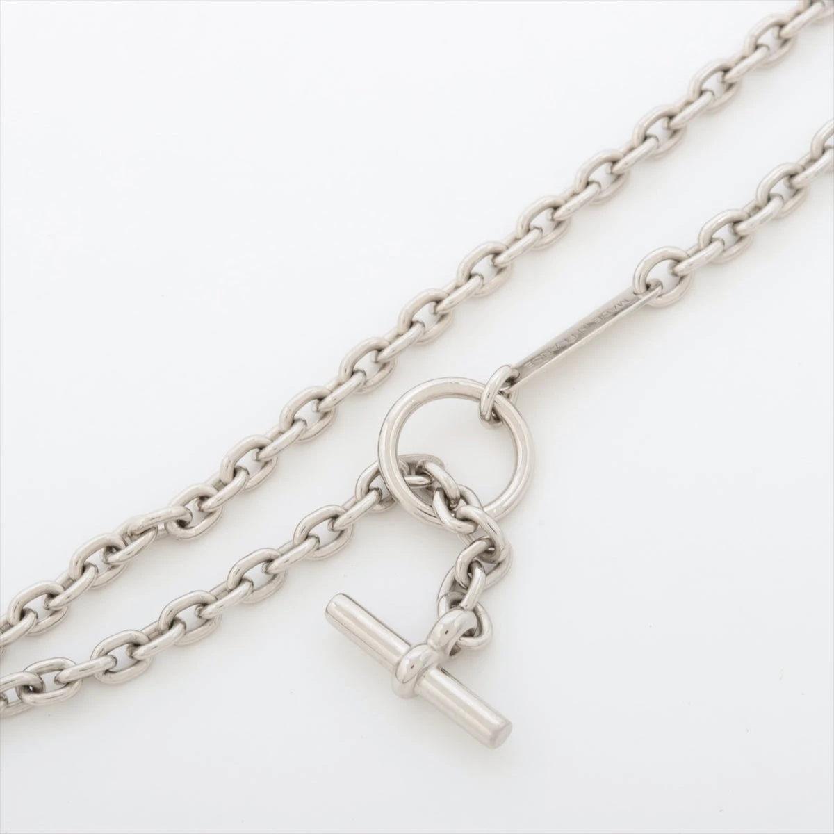 エルメス カフス GP ホワイト×シルバー エルメス カフス GP ホワイト×シルバー エルメス カフス GP