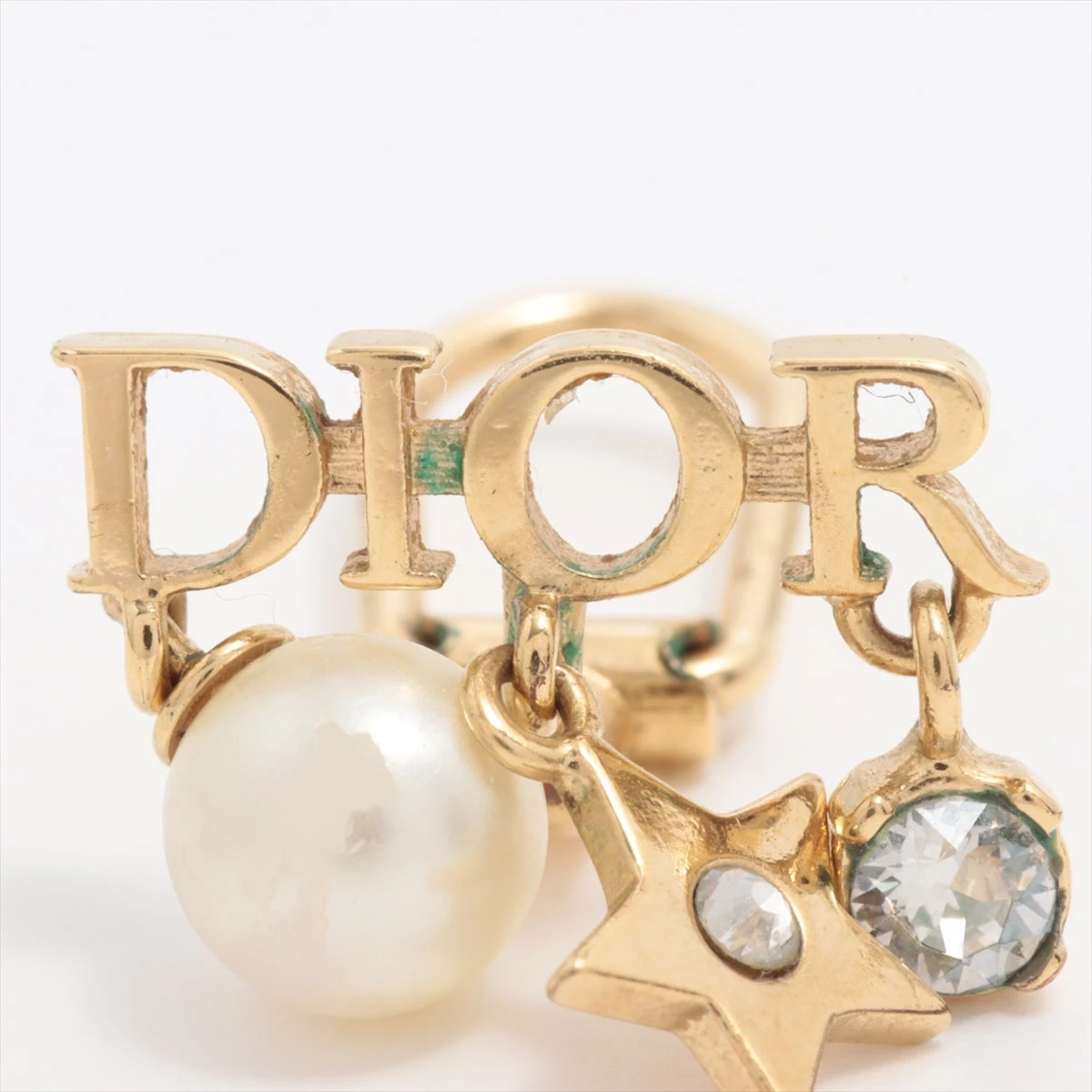 ✨ DIOR ✨ Dio（r）evolution GP ホワイトクリスタル Dio(r)evolution Bracelet Gold-Finish Metal and White