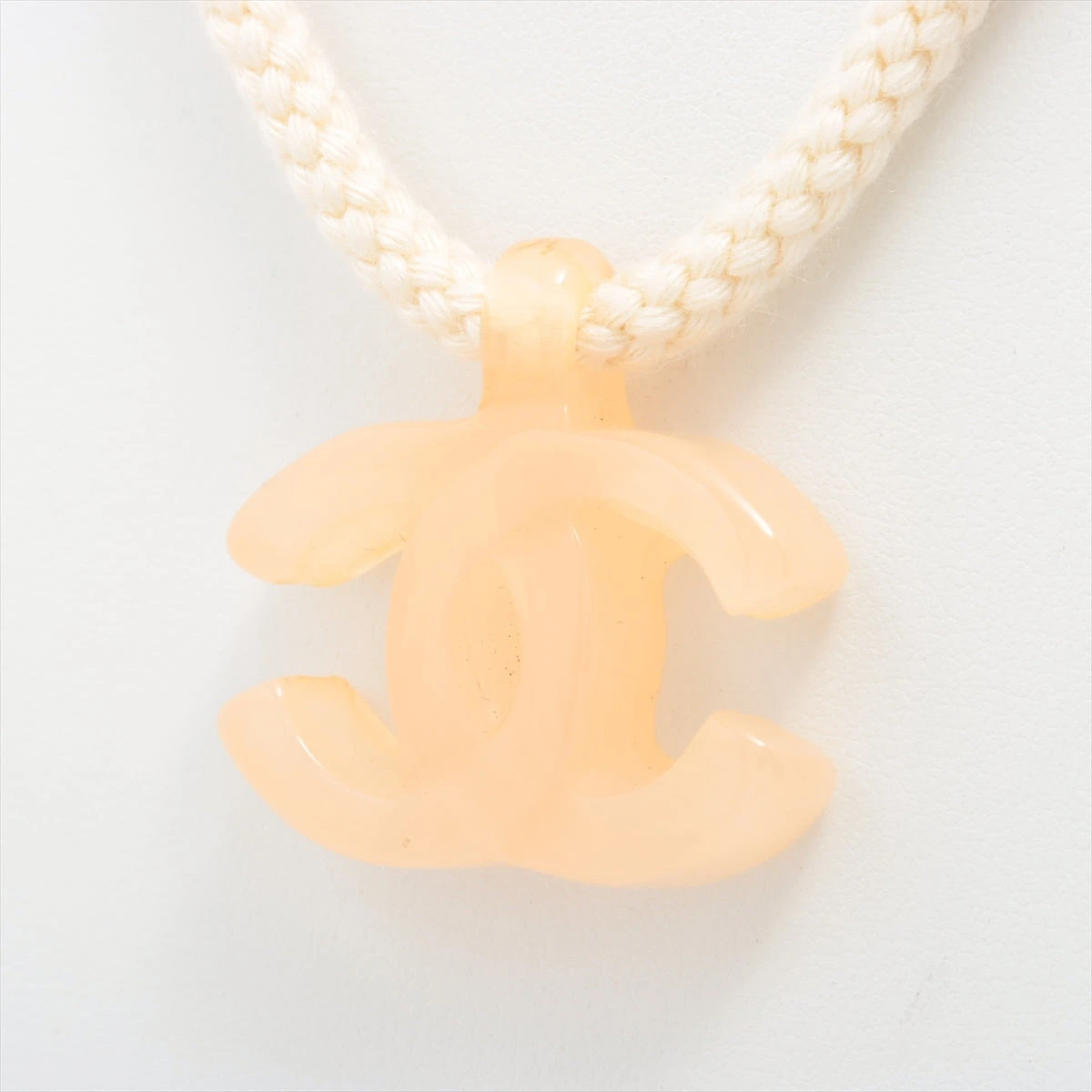 シャネル ココマーク 01P ネックレス プラスチック×ファブリック シャネル ココマーク 01P ネックレス プラスチック×ファブリック