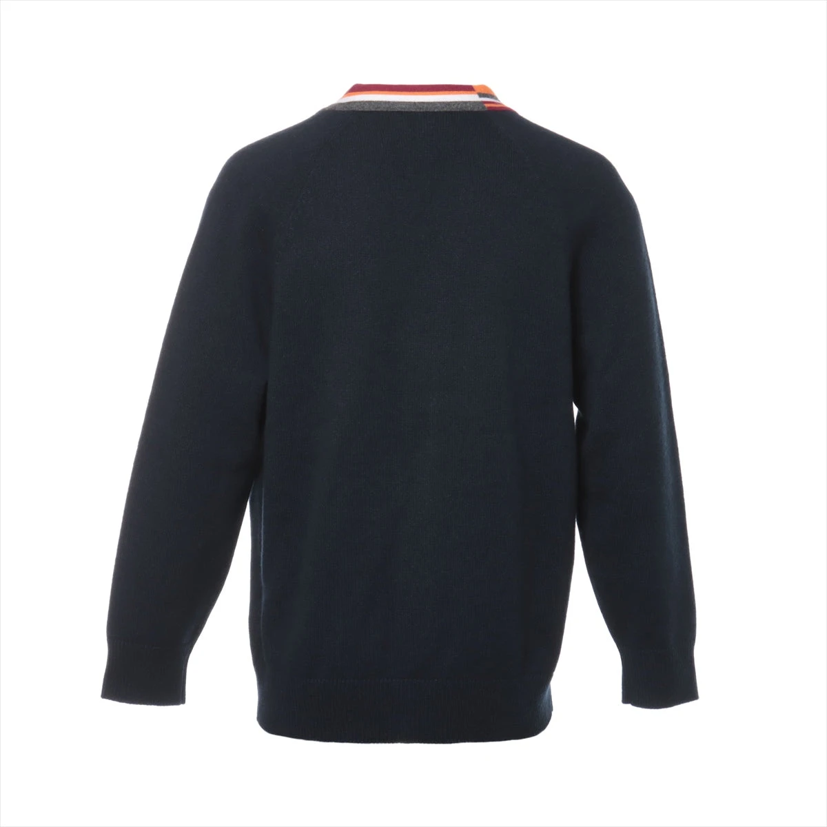 エルメス カシミヤ カーディガン L メンズ ネイビー