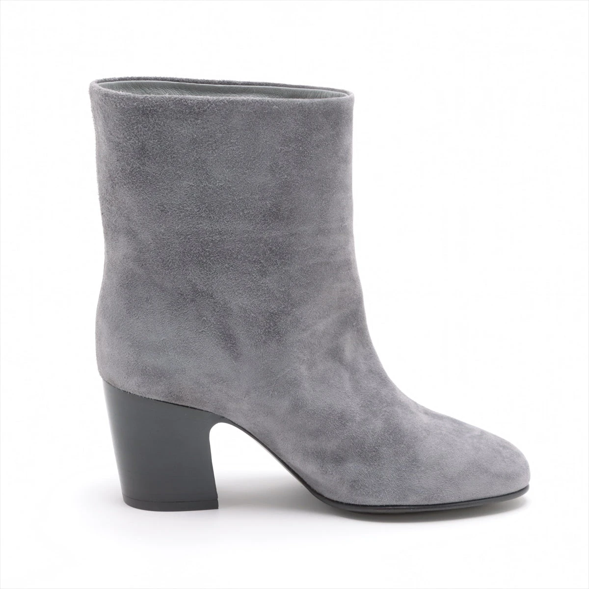 シャネル ココマーク スエードレザー ショートブーツ 36C レディース  