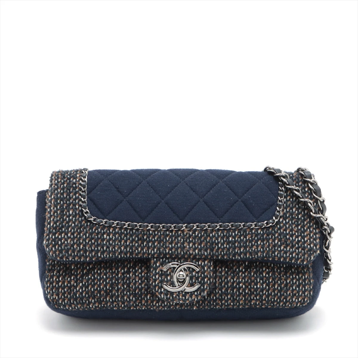 シャネル マトラッセ ツイード ショルダーバッグ ALLU銀座店