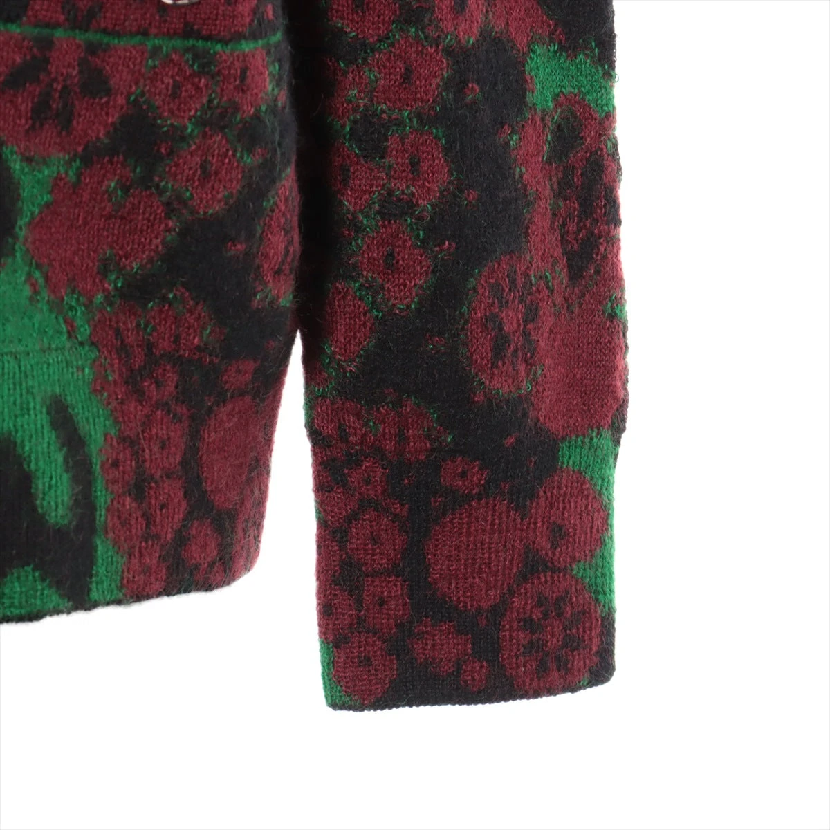 シャネル ココボタン 23A カシミヤ×モヘヤ×ナイロン×ウール