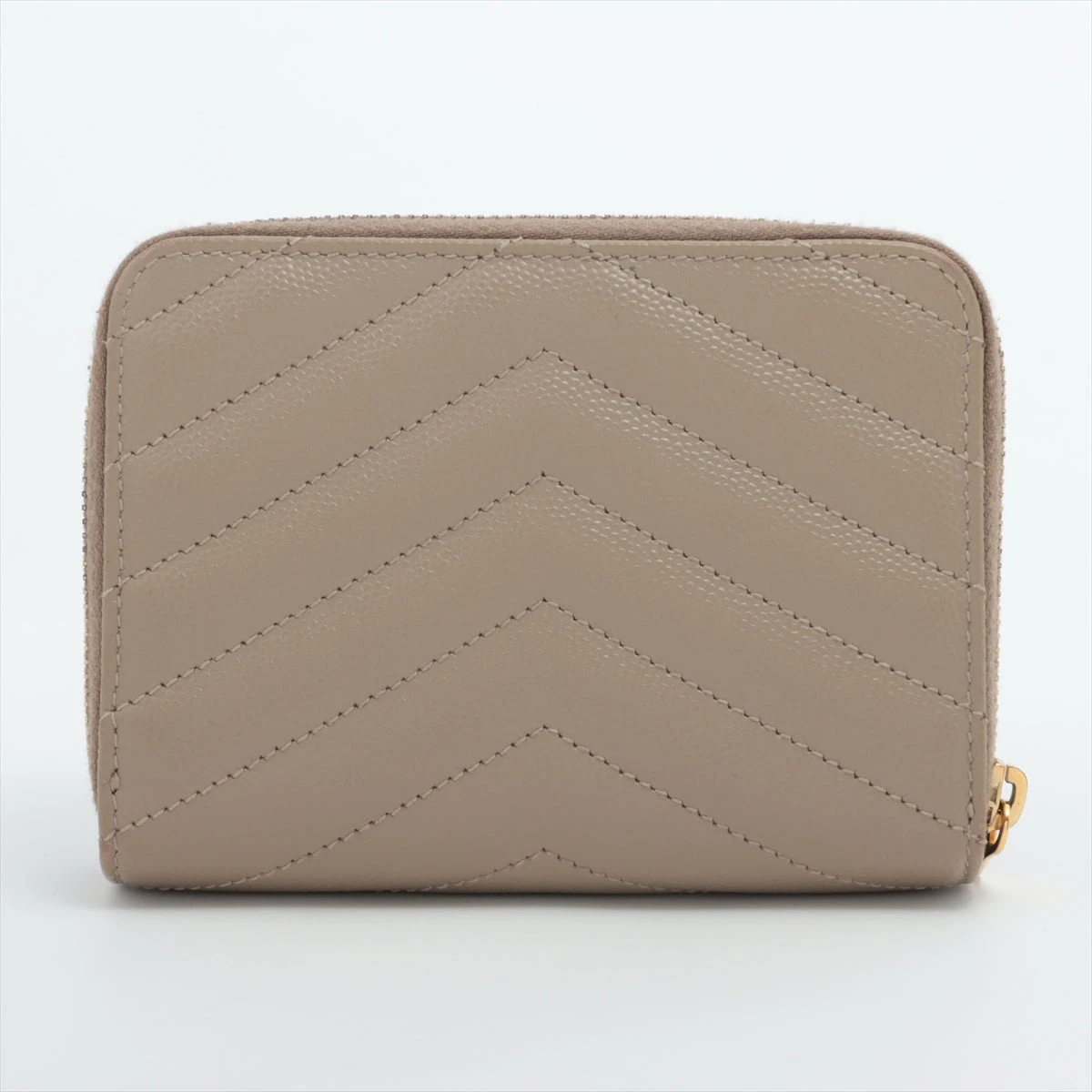 サンローランパリ Vステッチ GUE403723 レザー 財布 ベージュ