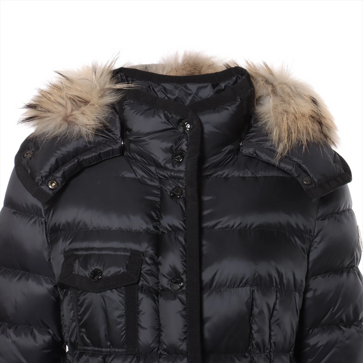 モンクレール HERMIFUR 17年 ナイロン ダウンコート 1 レディース