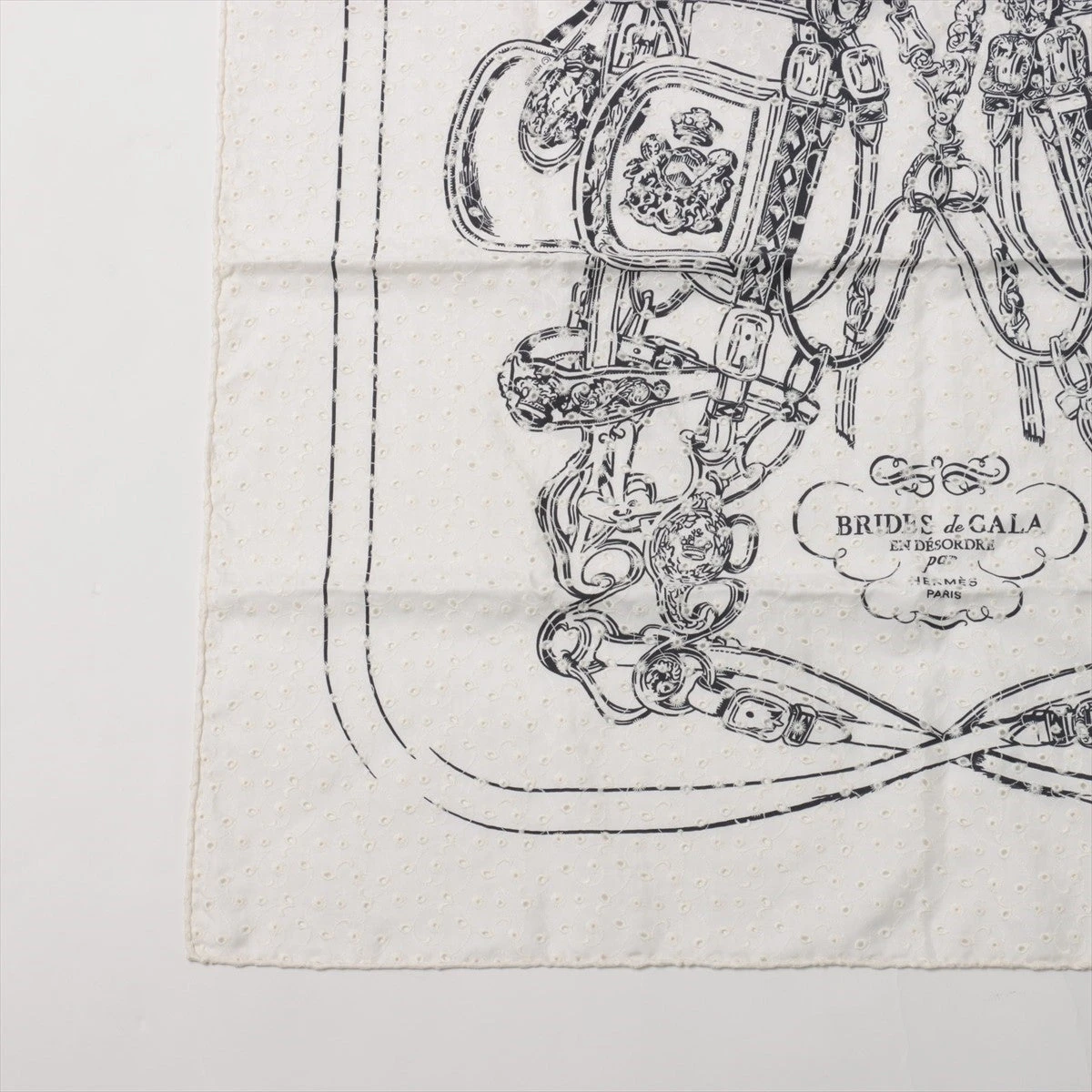エルメス HERMES スカーフ シルクジャージ　スムーズカレ　「式典用馬勒」 HERMES/エルメス カレ90 式典用馬勒 シルク スカーフ g_090