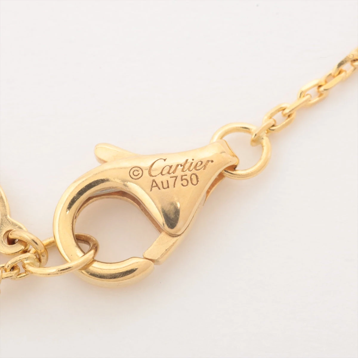 カルティエ ダムール XS ダイヤ ネックレス 750(YG) 2.2g