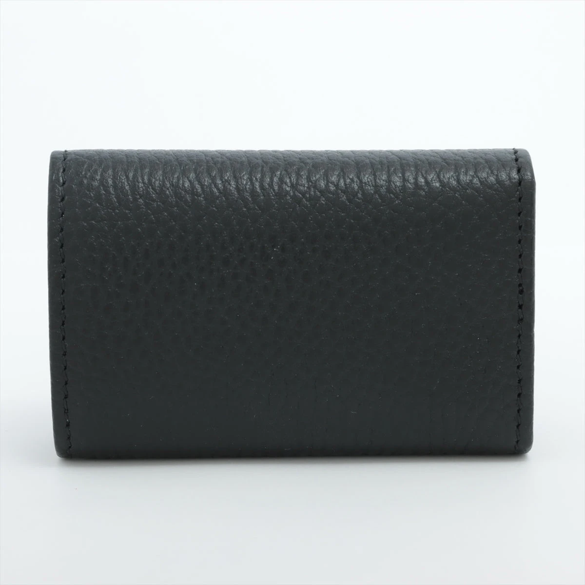 美品✨GUCCI グッチ マーモント キーケース　456118 レザー　黒 グッチ GGマーモント 456118 レザー キーケース ブラック