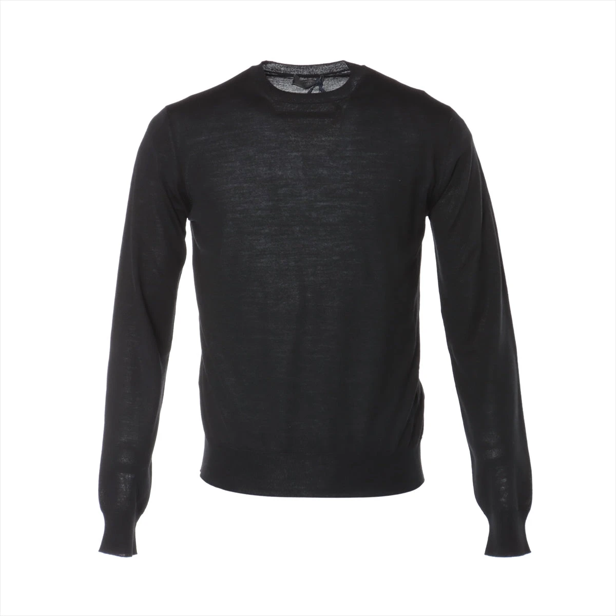 プラダ 22年 ウール ニット 44 メンズ ブラック DNA641 RU018449｜中古  