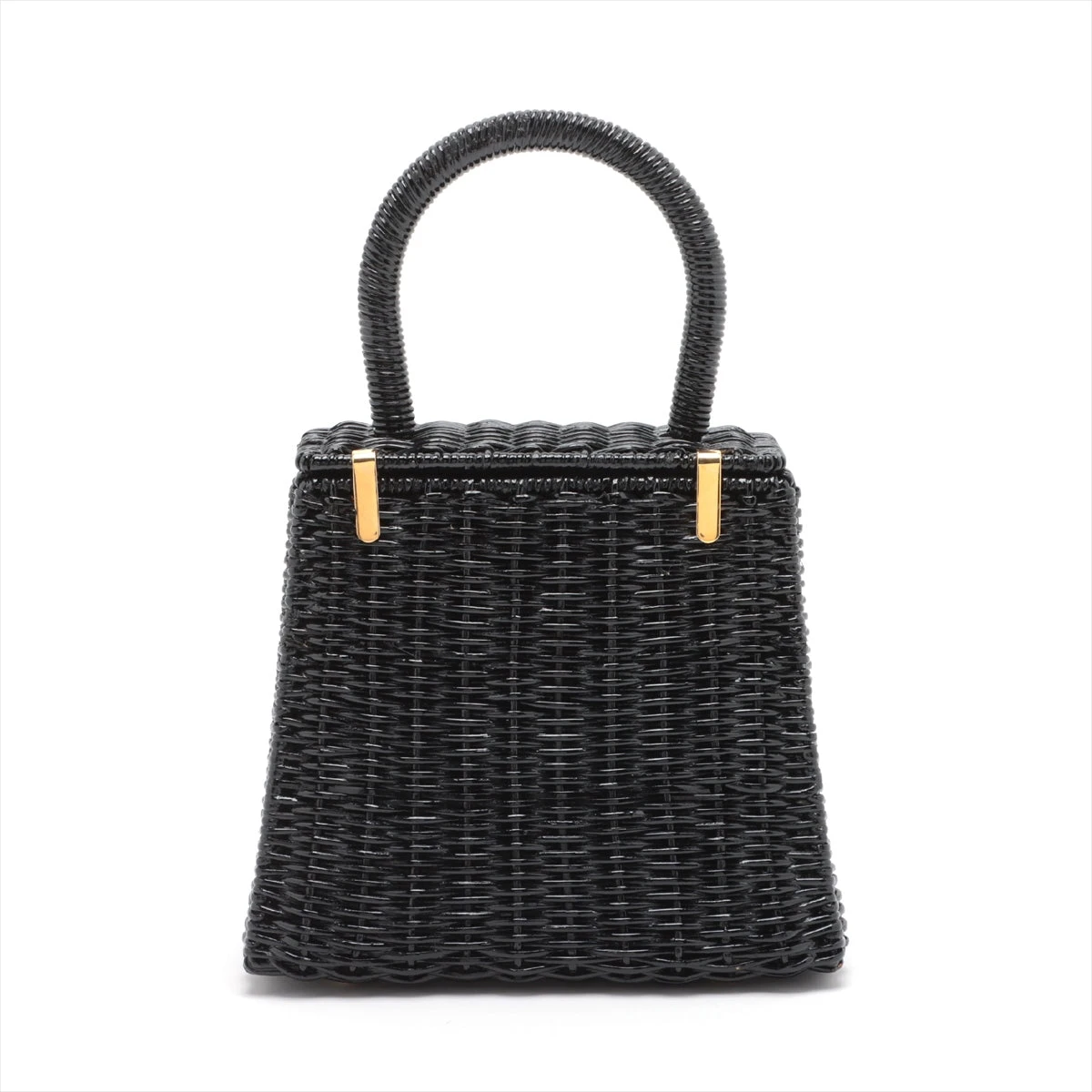 最終値下げ Ferragamo ガンチーニ バッグ ラタン　かご　クランチ VINTAGE FERRAGAMO/フェラガモ】 Gancini ラタンショルダー