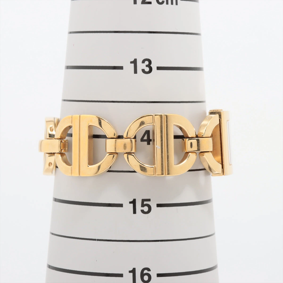 クリスチャンディオール マリススクエア D78-159 GP QZ シャンパン文字