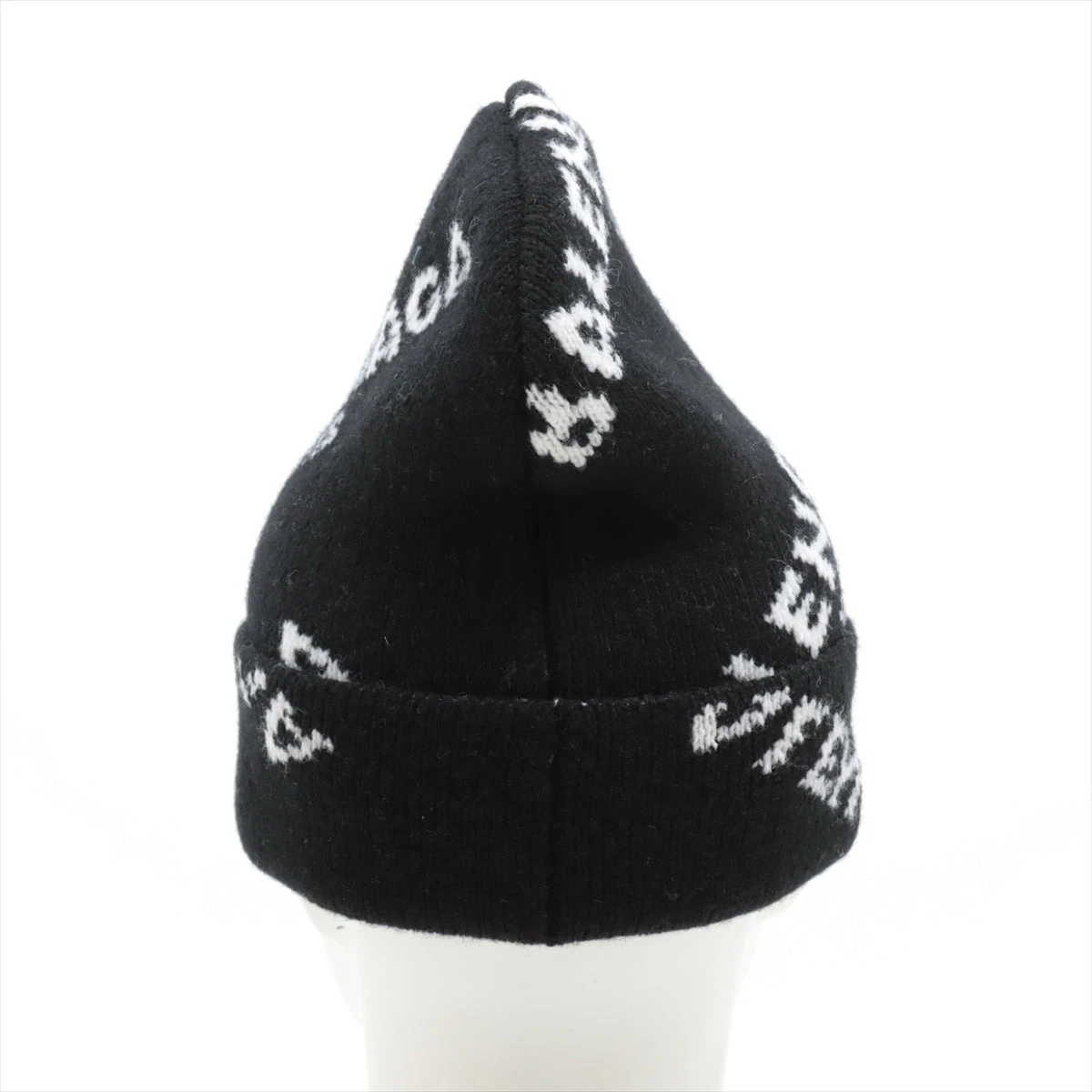 新色【BALENCIAGA】バレンシアガ ロゴ ニット帽 ニットキャップ