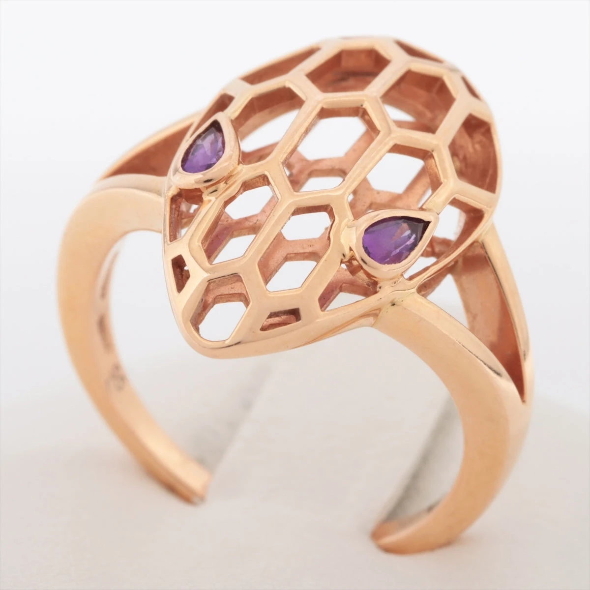 Fujiko ブルガリ チェルタウラ アメシスト リング 750(YG) ブルガリ