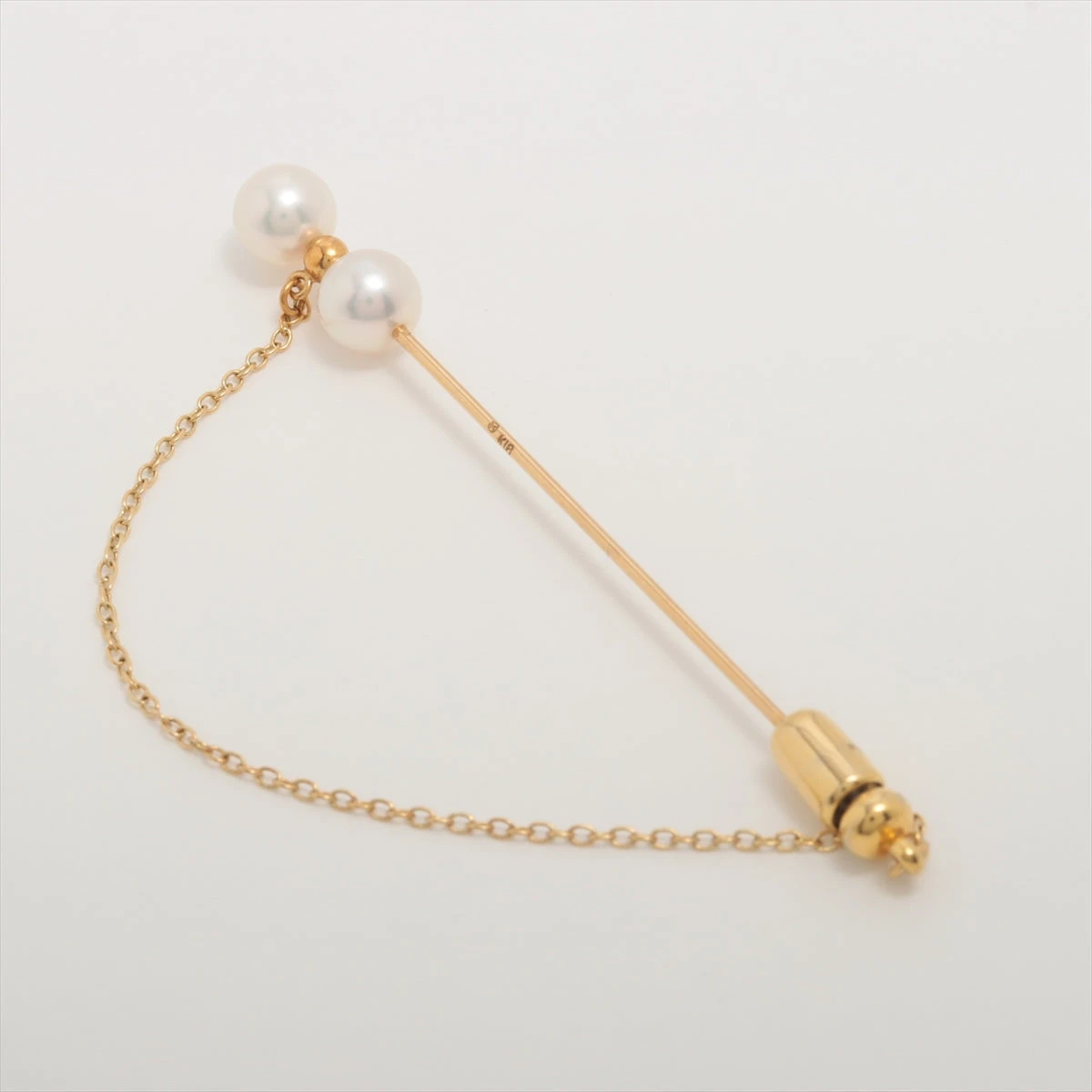 MIKIMOTO K18 本真珠付きピン MIKIMOTO K18 本真珠付きピン