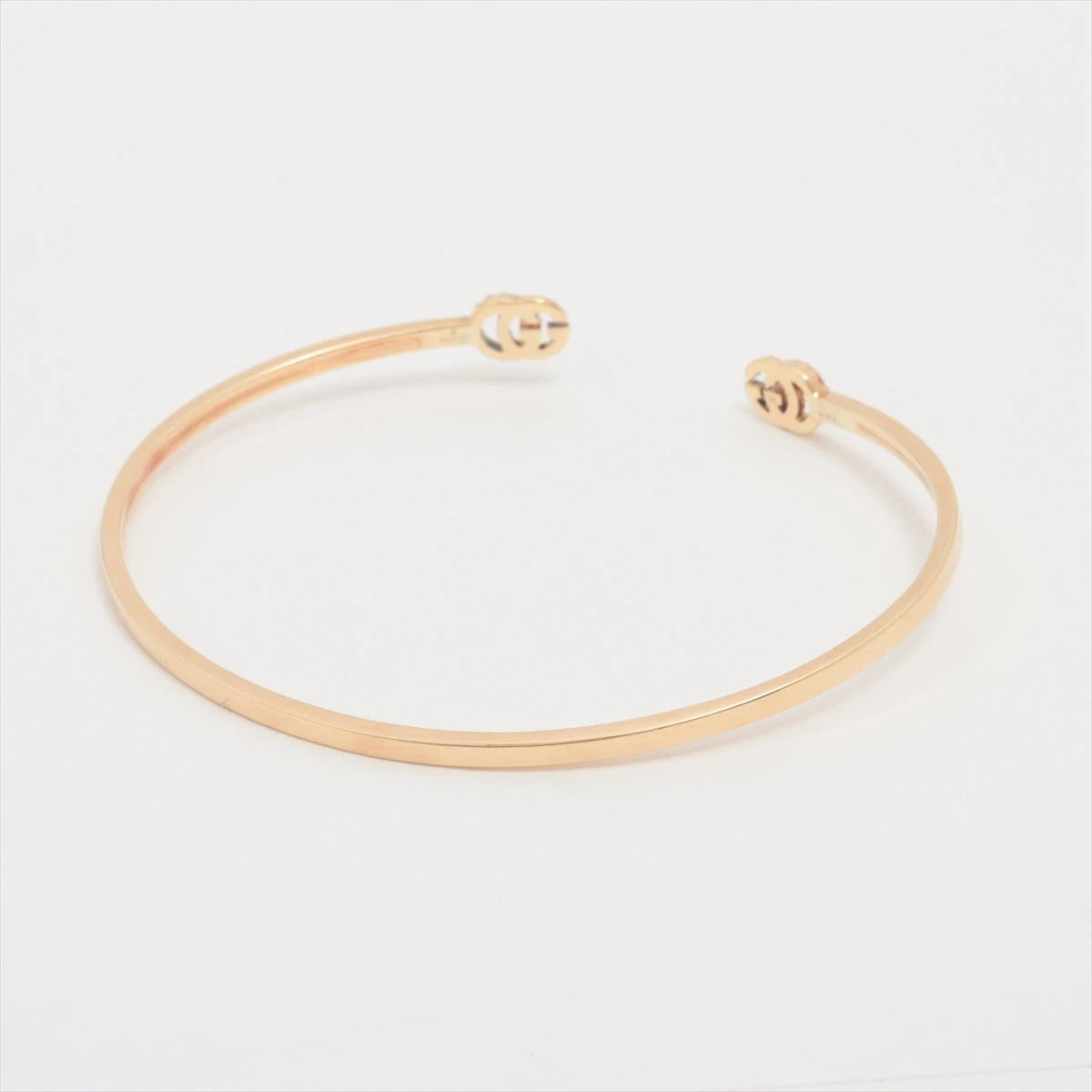 グッチ GGランニング ダイヤ ブレスレット 750(YG) 3.9g 16 歪み